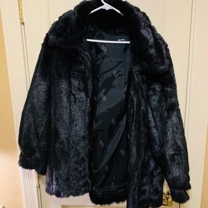 Faux fur jacket